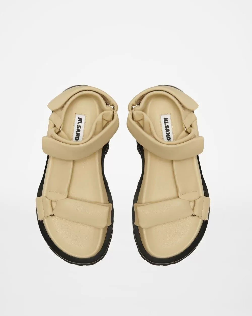 Jil Sander Beige Leather Sandals