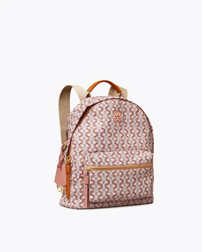 Tory Burch Piper Printed Small Zip Backpack