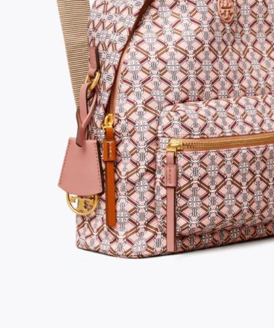 Tory Burch Piper Printed Small Zip Backpack