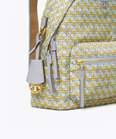 Tory Burch Piper Printed Small Zip Backpack