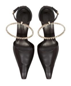 JW Anderson Black Ring 90mm Pumps