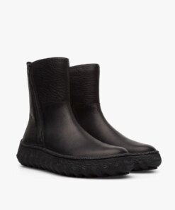 Camper Ground Women's Brown Mid Boot With Zip