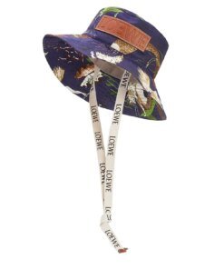 Loewe Paula's Ibiza Mermaid-Print Canvas Bucket Hat
