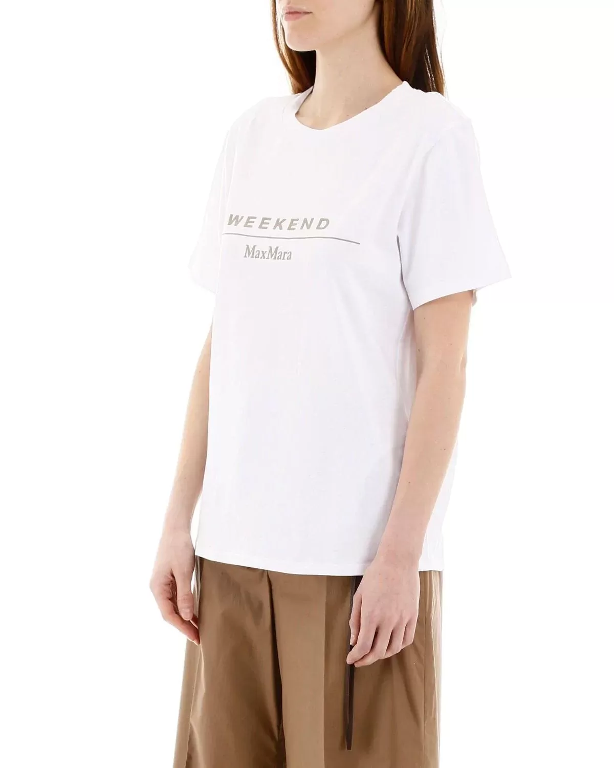 Max Mara Weekend Kabuki T-Shirt With Logo Print