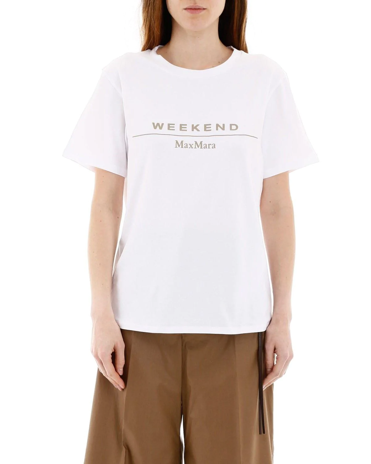 Max Mara Weekend Kabuki T-Shirt With Logo Print