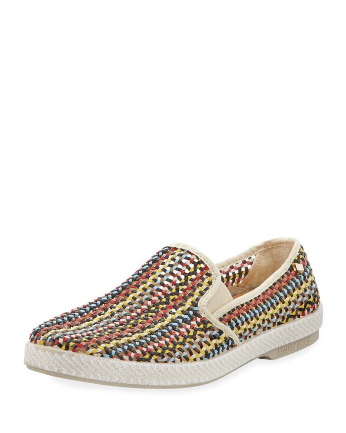 Rivieras Lord Zelco Woven Leather Slip-On