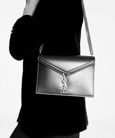 Saint Laurent Cassandra Monogram Clasp Bag In Smooth Leather