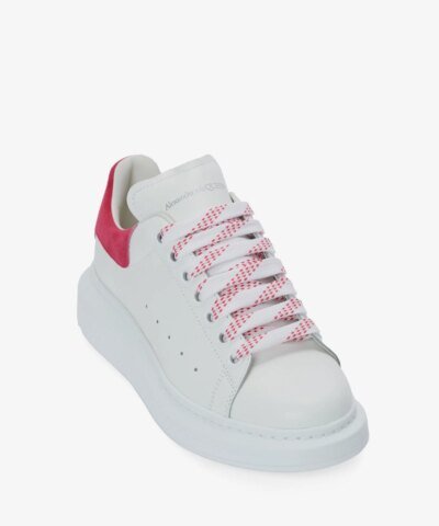 Alexander McQueen Men's Platform Sneaker, Red White