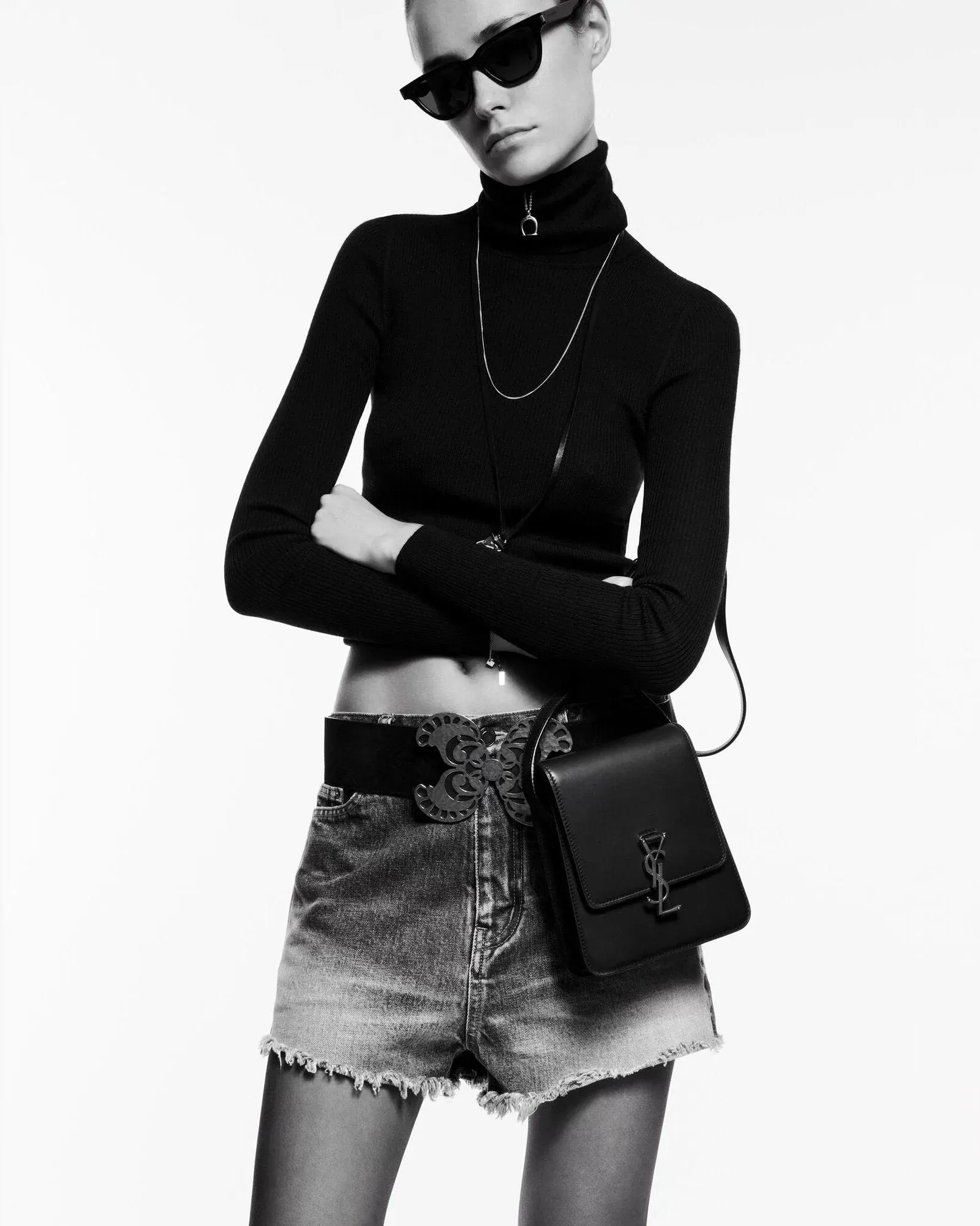 Saint Laurent Verti Kaia Crossbody Bag