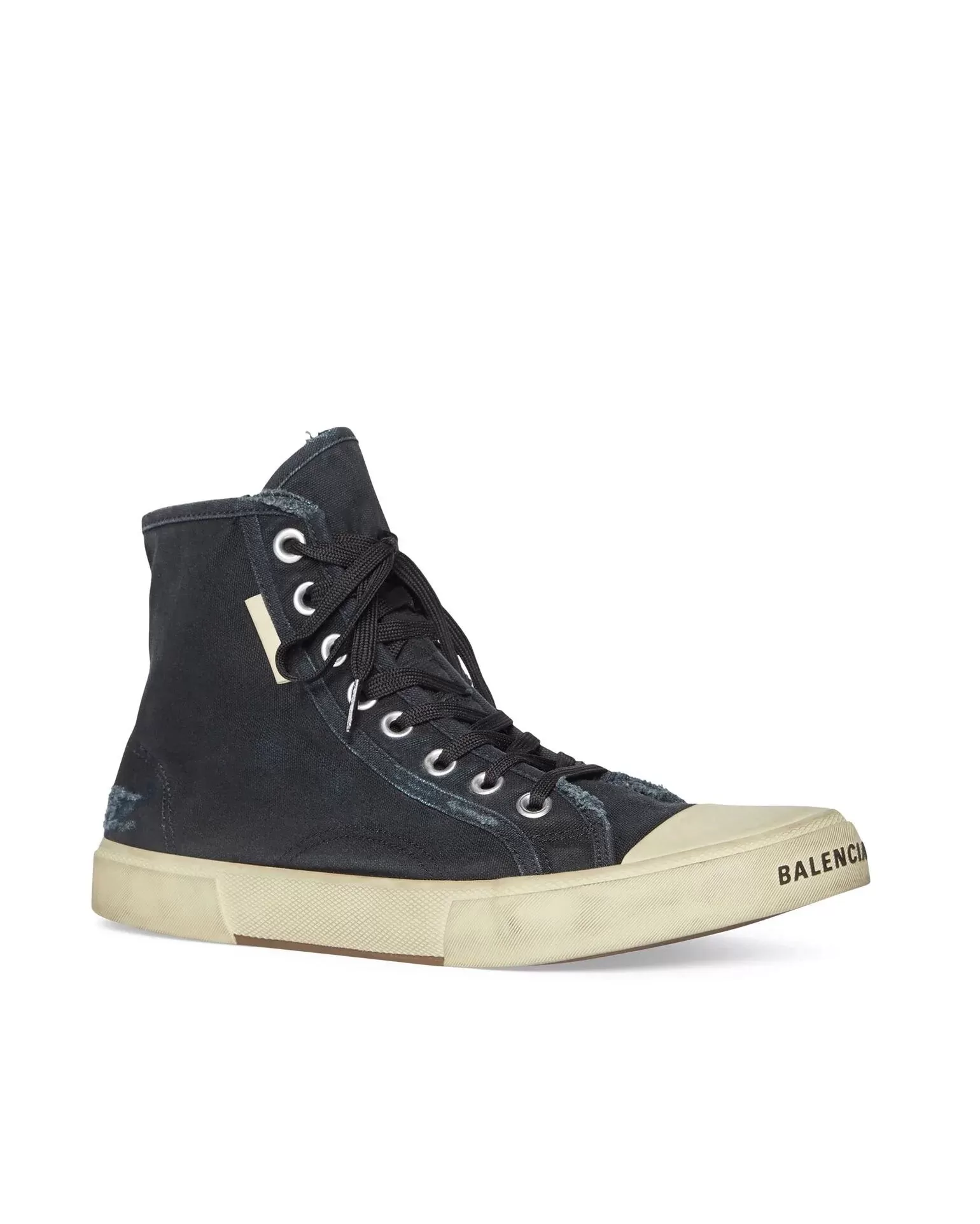 Balenciaga Women's Paris High Top Sneaker In Black