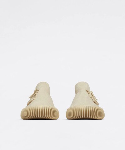 Bottega Veneta Ripple Sneaker In Cane sugar