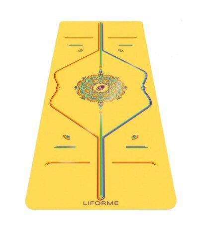 Liforme Yellow Rainbow Hope Yoga Mat