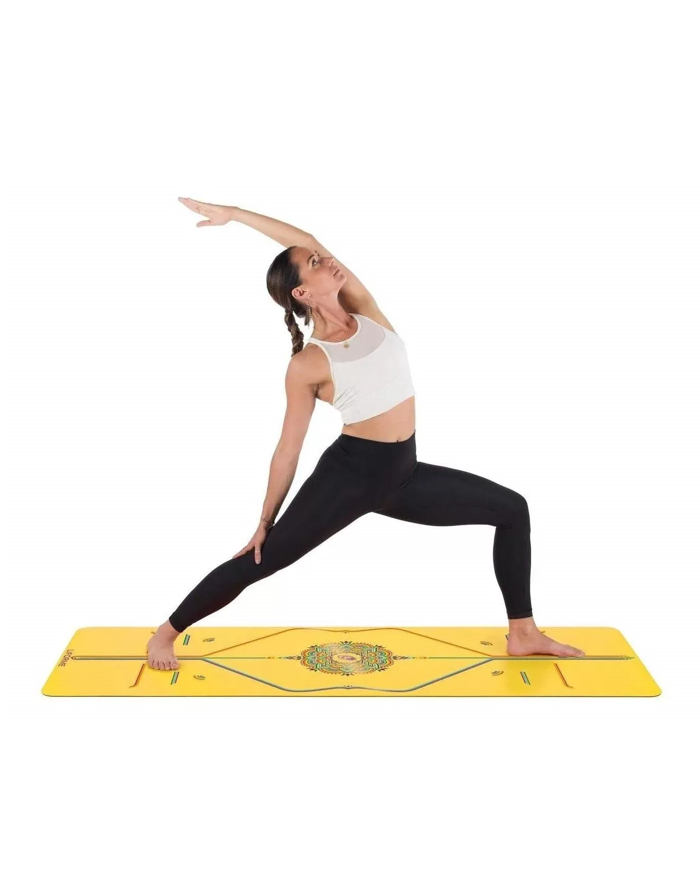 Liforme Yellow Rainbow Hope Yoga Mat