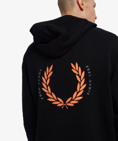 Fred Perry Laurel Wreath Hooded Sweatshirt