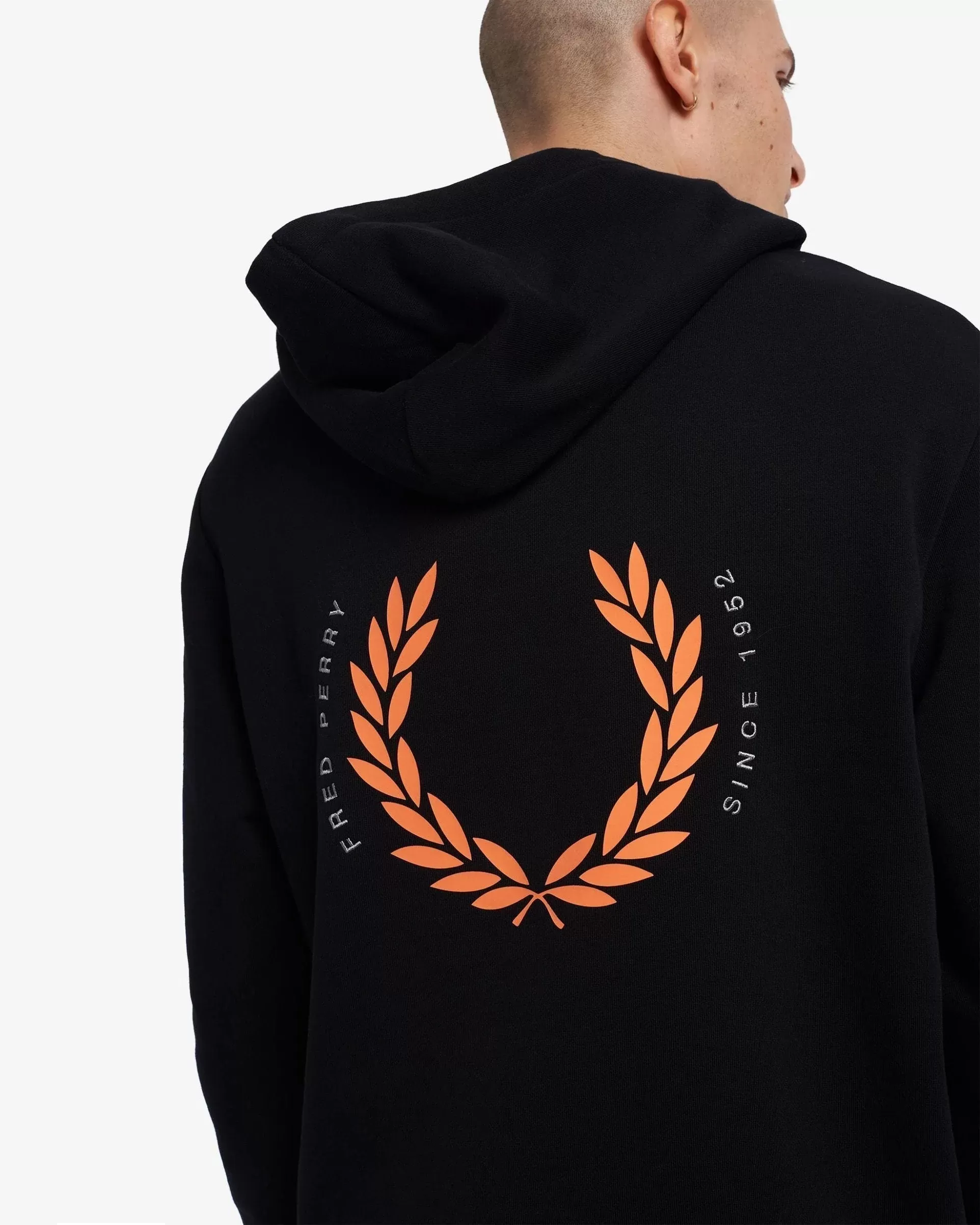 Fred Perry Laurel Wreath Hooded Sweatshirt