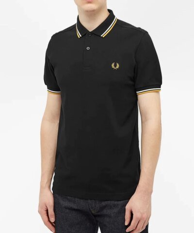 Fred Perry Slim Fit Twin Tipped Polo