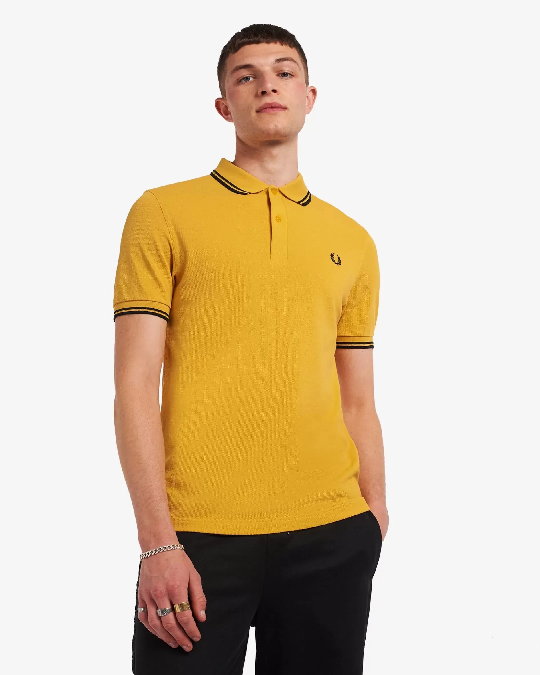 Fred Perry Slim Fit Twin Tipped Polo