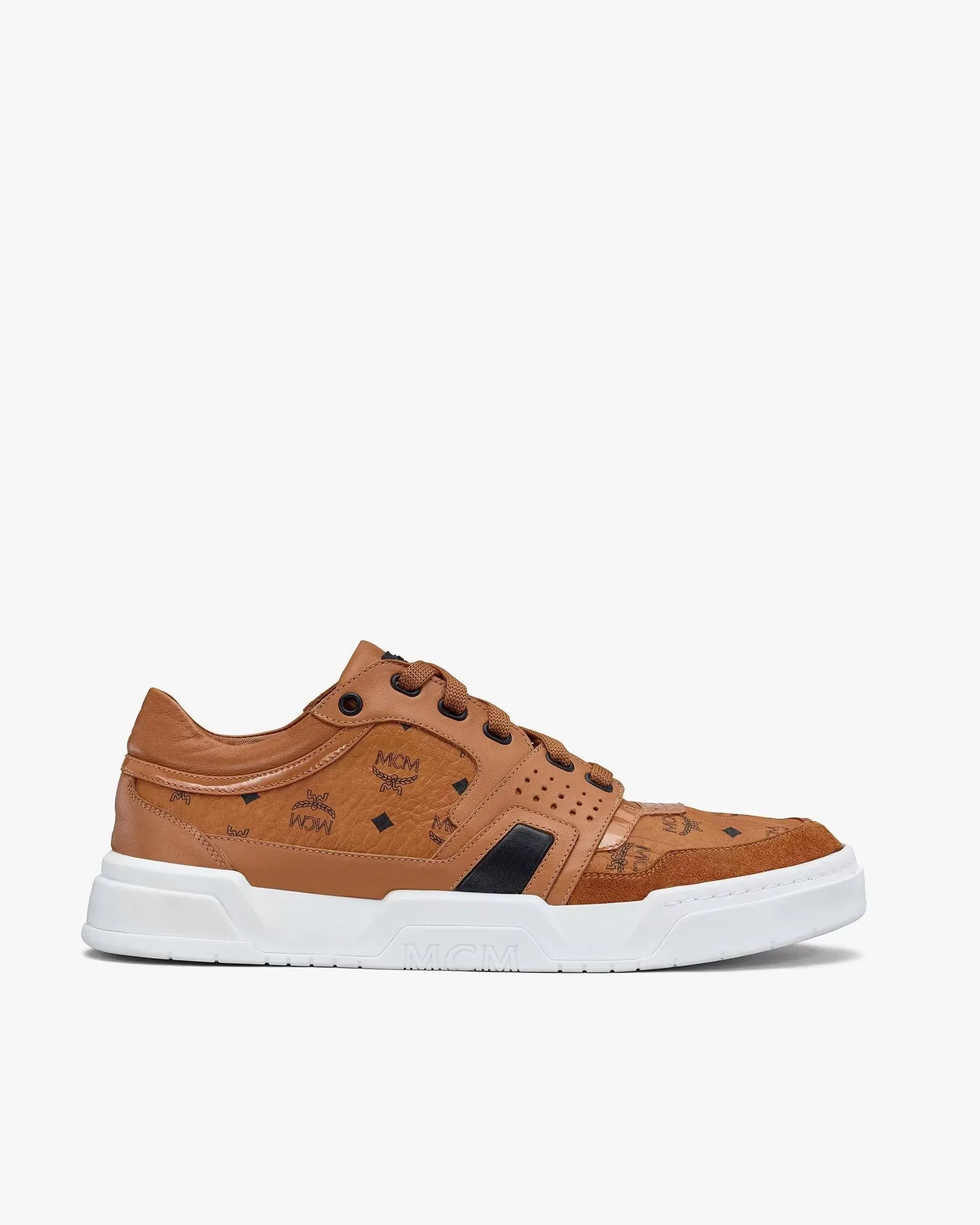 MCM Men's Skyward Low-Top Sneakers in Visetos