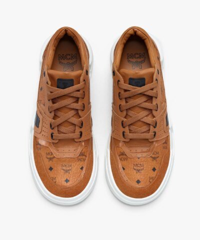 MCM Men's Skyward Low-Top Sneakers in Visetos