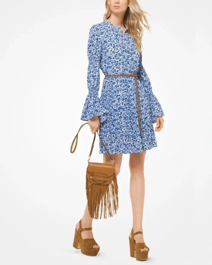 MICHAEL MICHAEL KORS Floral Crepe Shirtdress