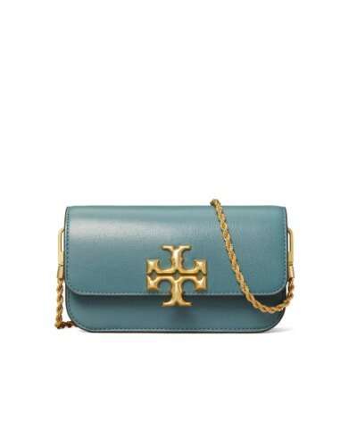 Tory Burch Brisk Blue Eleanor Phone Crossbody Bag