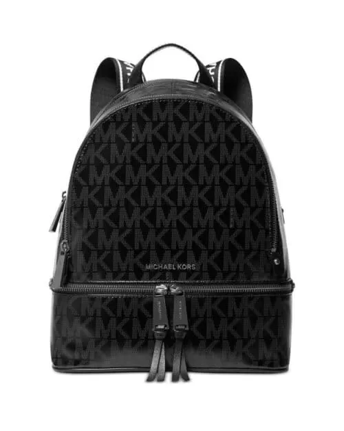 Michael Kors Signature Rhea Glossy Backpack