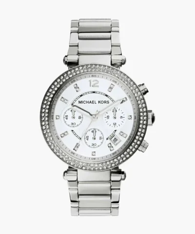 MICHAEL KORS Parker Silver-Tone Watch