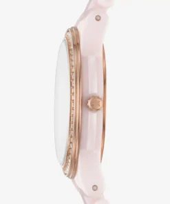 MICHAEL KORS Petite Runway Pavé Ceramic Watch