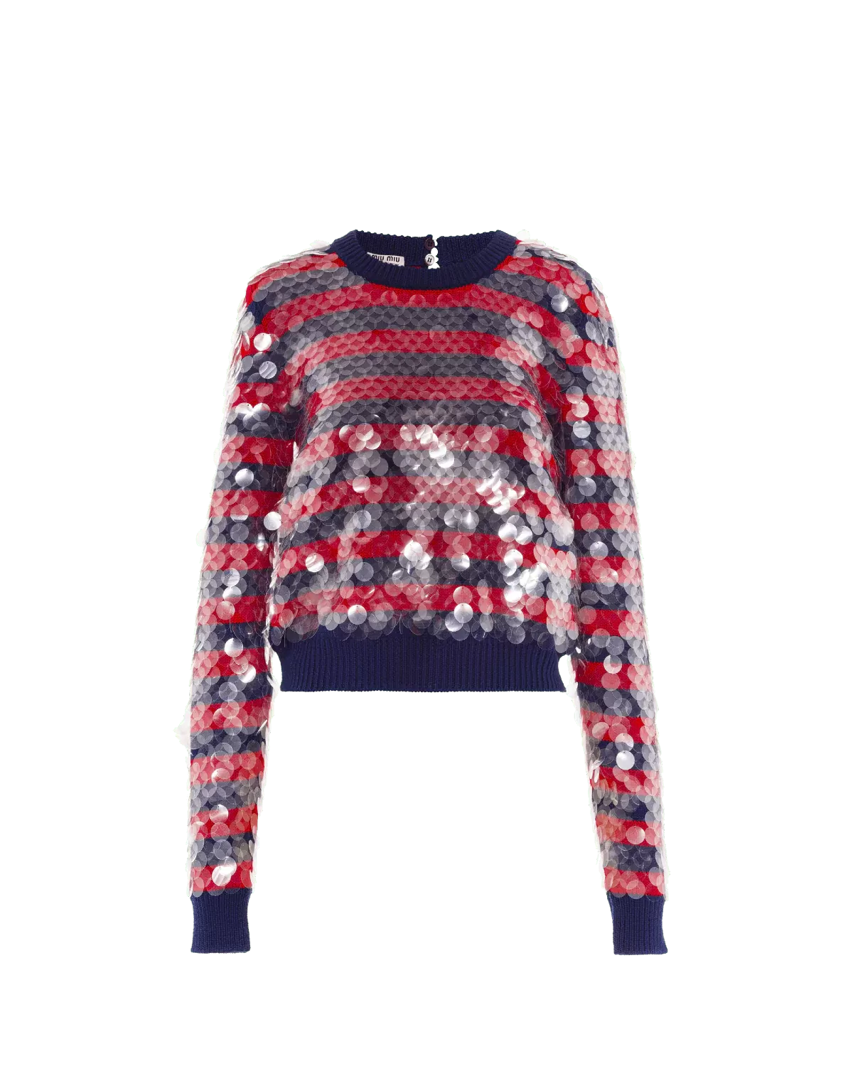 Miu Miu Embroidered Wool Sweater