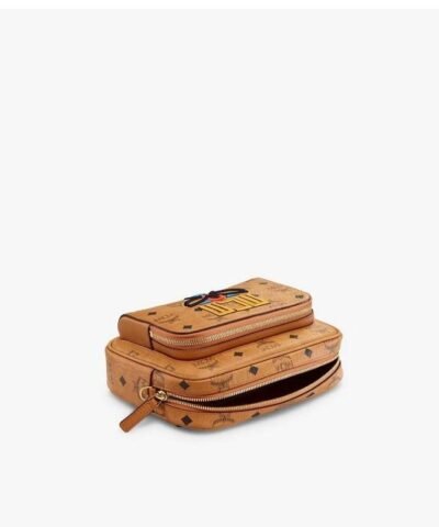 MCM Men's Klassik Geo Laurel Small Crossbody