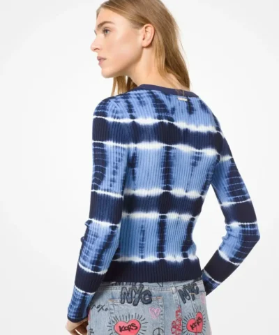 MICHAEL MICHAEL KORS Tie-Dye Stretch-Viscose Sweater