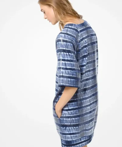 MICHAEL MICHAEL KORS Sequined Tie-Dye T-Shirt Dress