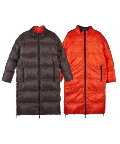 MICHAEL Michael Kors Logo Ciré Reversible Puffer Coat