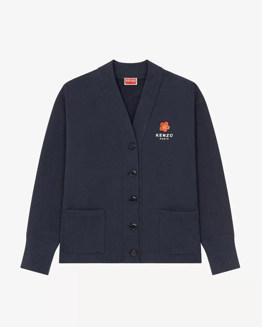 Kenzo "Boke Flower" Midnight Blue Cardigan