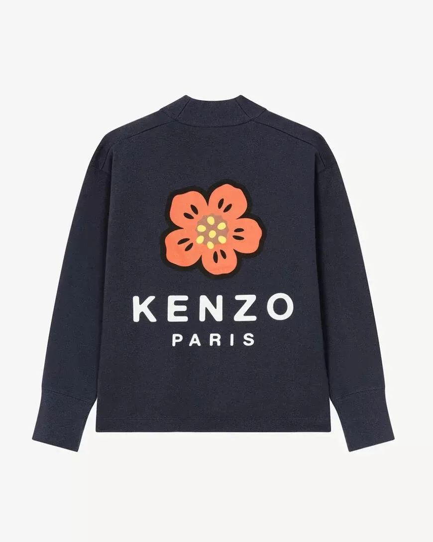 Kenzo "Boke Flower" Midnight Blue Cardigan