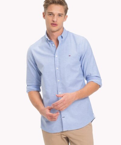 Tommy Hilfiger Slim Fit Stretch Cotton Oxford Shirt