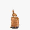 MCM Zoo Rabbit Drawstring Bag in Visetos Leather Mix Null