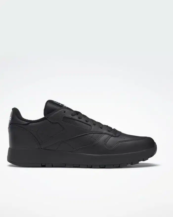 Maison Margiela Classic Leather Tabi Shoes, Black
