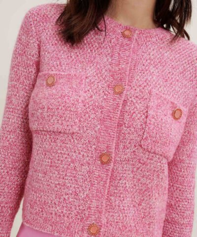 Maje Marguerita Bouclé Cardigan
