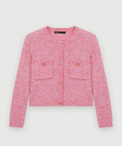 Maje Marguerita Bouclé Cardigan