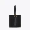 Saint Laurent Black 'Bahia Small' Bucket Bag