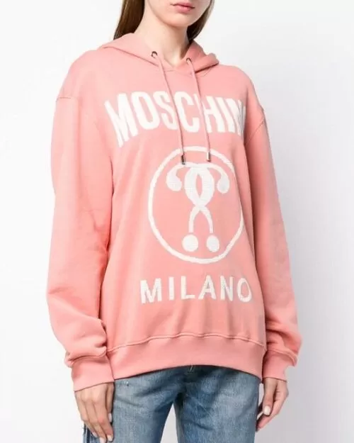 Moschino logo print hoodie