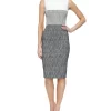 Narciso Rodriguez Sleeveless Colorblock Sheath Dress