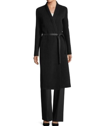 Narciso Rodriguez Contour-Yoke Virgin Wool Straight-Leg Pants