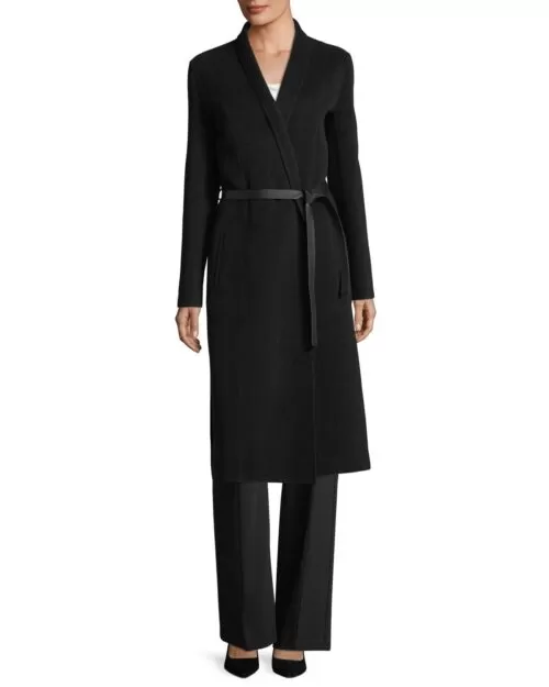 Narciso Rodriguez Contour-Yoke Virgin Wool Straight-Leg Pants