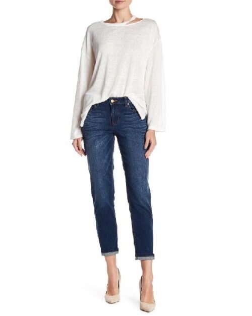 Two by Vince Camuto Stretch Boyfriend Jeans