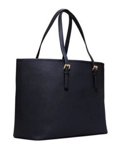 MICHAEL KORS Medium Jet Set Saffiano Travel Tote,-MICHAEL MICHAEL KORS-Fashionbarn shop