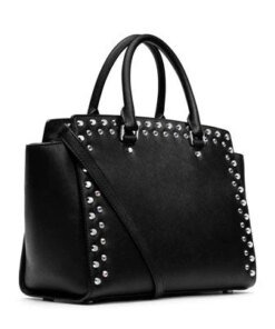 MICHAEL Michael Kors Large Selma Jewel-Trim Satchel-MICHAEL MICHAEL KORS-Fashionbarn shop