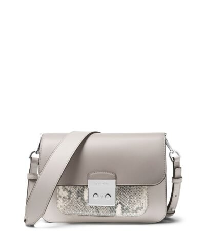 MICHAEL Michael Kors Sloan Editor Large Shoulder Bag - Silver Hardware
