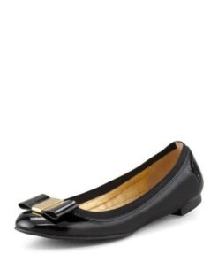 kate spade new york Round Logo Toe Ballet Flats - Tock